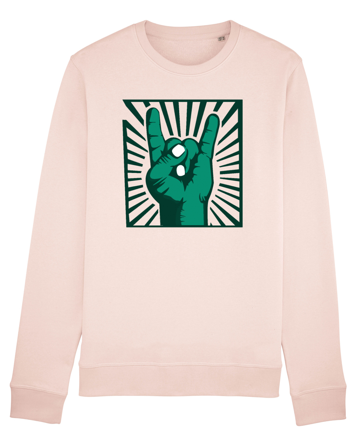 Bluză mânecă lungă Unisex Rise Candy Pink
