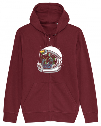 Astronaut Garden Burgundy