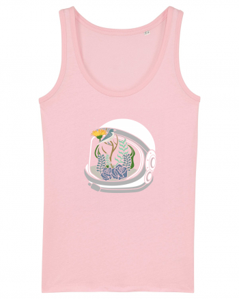 Astronaut Garden Cotton Pink