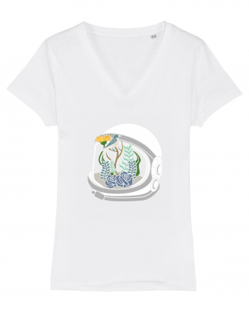 Astronaut Garden White