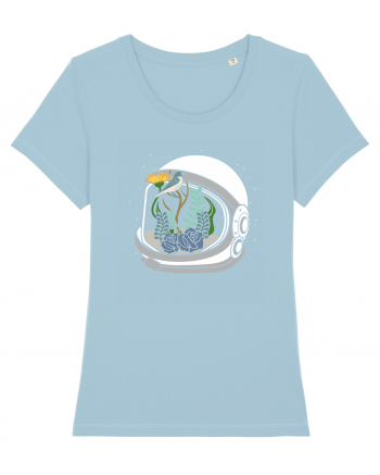 Astronaut Garden Sky Blue