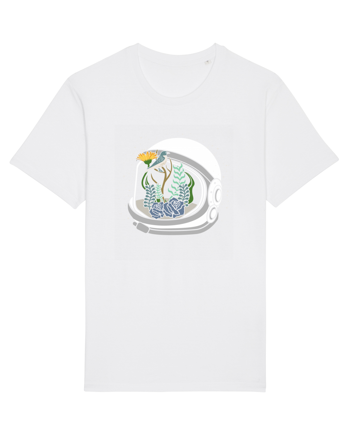 Tricou mânecă scurtă Unisex Rocker White