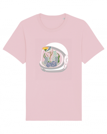 Astronaut Garden Cotton Pink