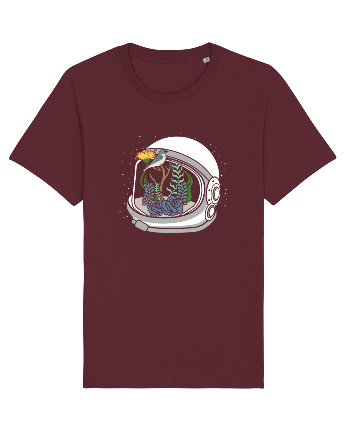 Tricou mânecă scurtă Unisex Rocker Burgundy