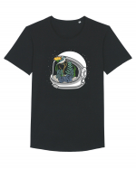 Astronaut Garden Tricou mânecă scurtă guler larg Bărbat Skater