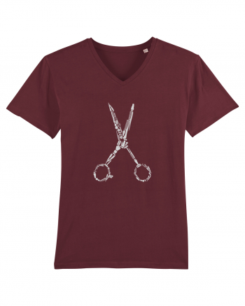 Barber's Scissors Burgundy