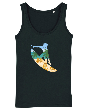 Beach Surfing Black