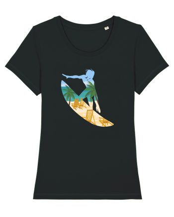 Beach Surfing Black