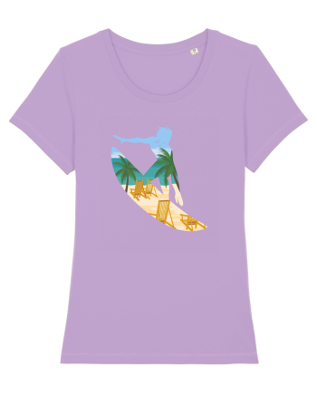 Beach Surfing Lavender Dawn