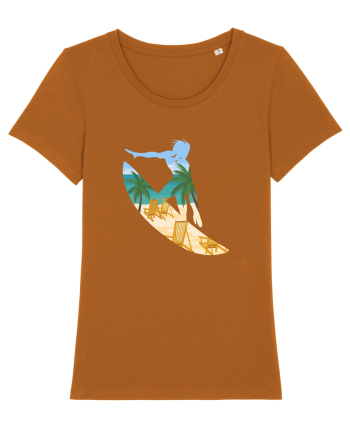 Beach Surfing Roasted Orange