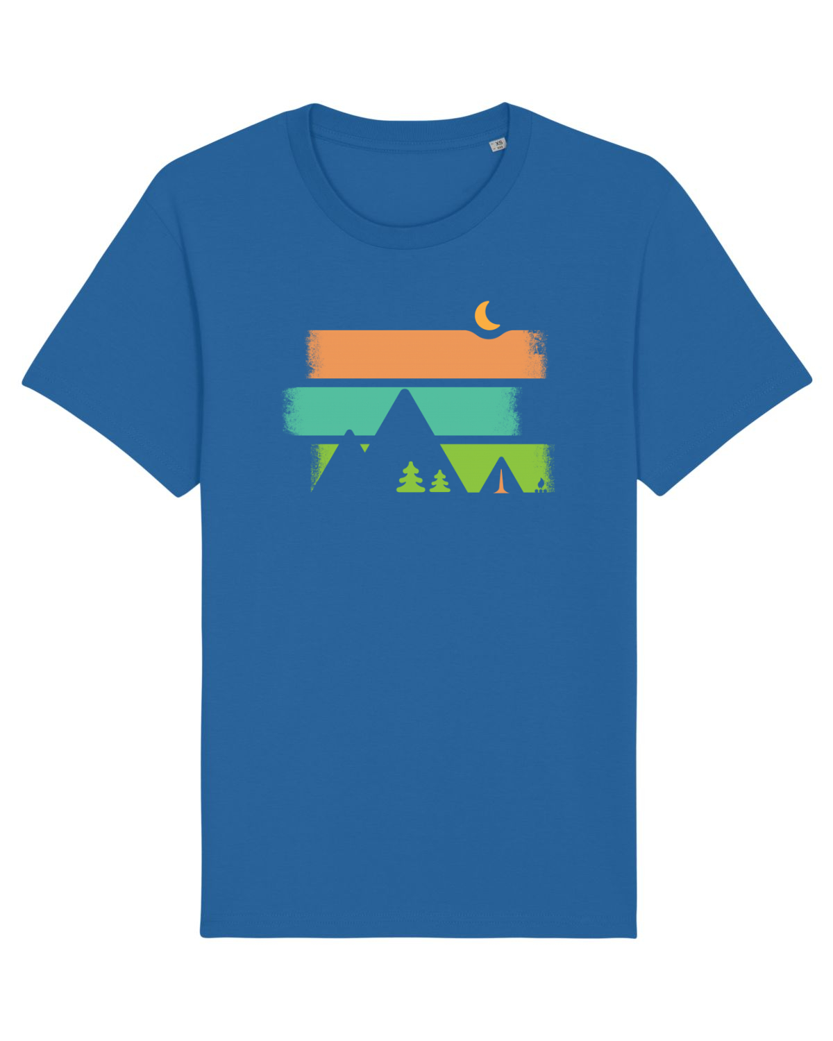 Tricou mânecă scurtă Unisex Rocker Royal Blue