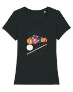 Billiard Space Tricou mânecă scurtă guler larg fitted Damă Expresser