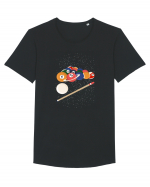 Billiard Space Tricou mânecă scurtă guler larg Bărbat Skater