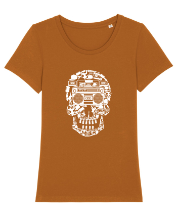 Retro Disco Skull Roasted Orange