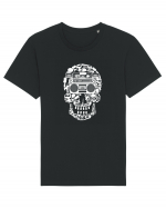 Retro Disco Skull Tricou mânecă scurtă Unisex Rocker