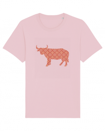 Ceramic Bull Cotton Pink