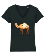 Egyptian Camel Tricou mânecă scurtă guler V Damă Evoker