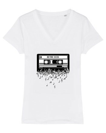 Cassette Retro 80s White