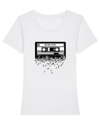 Cassette Retro 80s White
