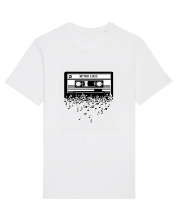 Cassette Retro 80s White