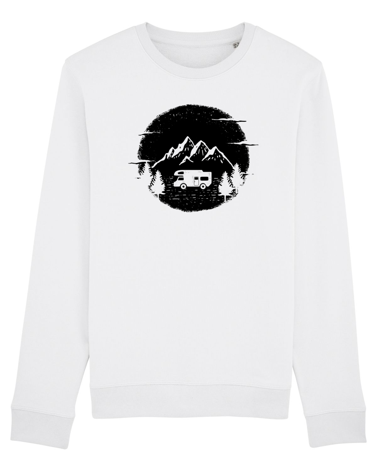 Bluză mânecă lungă Unisex Rise White