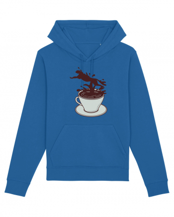 Coffee Cheetah Splash Royal Blue