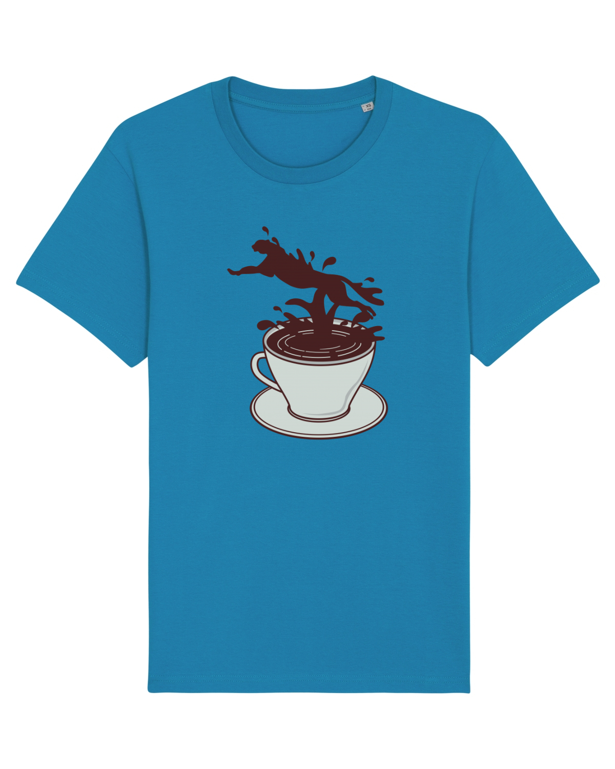Tricou mânecă scurtă Unisex Rocker Azur