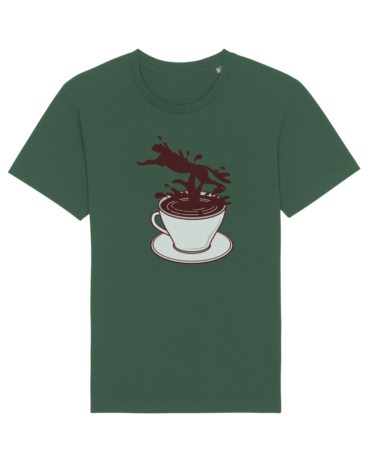 Tricou mânecă scurtă Unisex Rocker Bottle Green