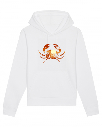 Summer Beach Crab White