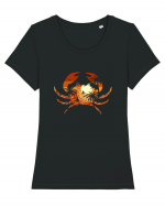 Summer Beach Crab Tricou mânecă scurtă guler larg fitted Damă Expresser