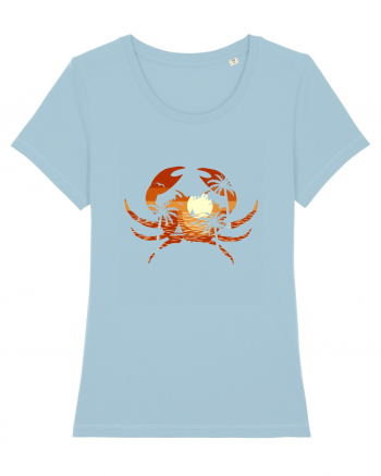 Summer Beach Crab Sky Blue