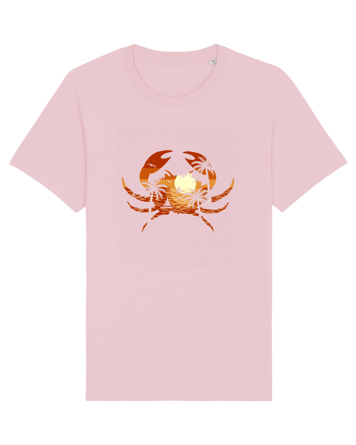 Tricou mânecă scurtă Unisex Rocker Cotton Pink