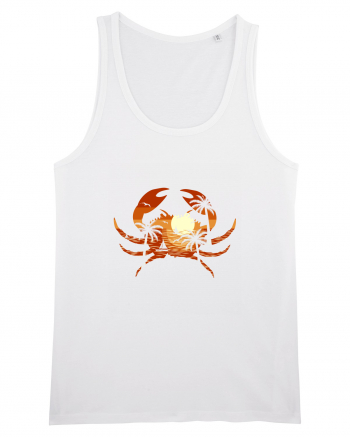 Summer Beach Crab White