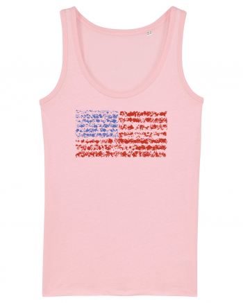 usa flag Cotton Pink