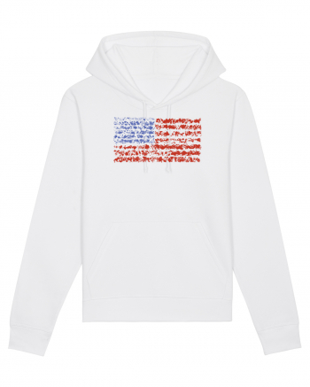 usa flag White