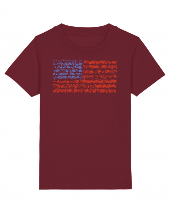 usa flag Burgundy