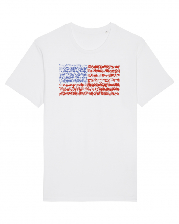 usa flag White