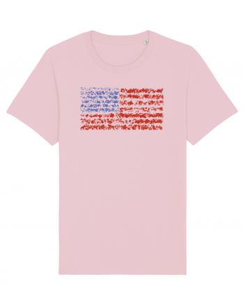 usa flag Cotton Pink