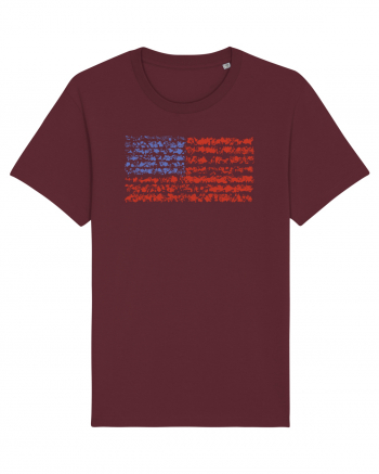 usa flag Burgundy