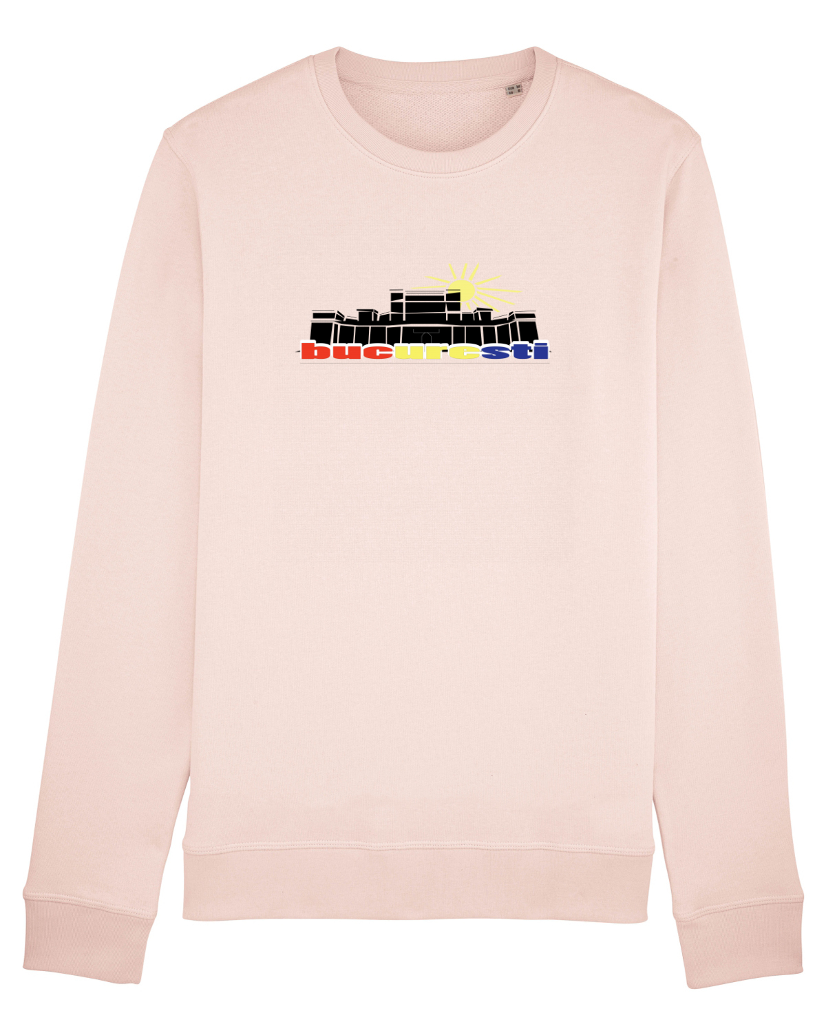 Bluză mânecă lungă Unisex Rise Candy Pink