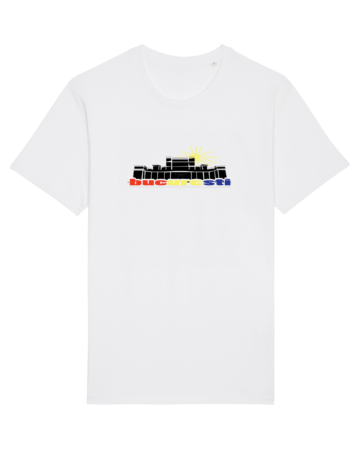 Tricou mânecă scurtă Unisex Rocker White
