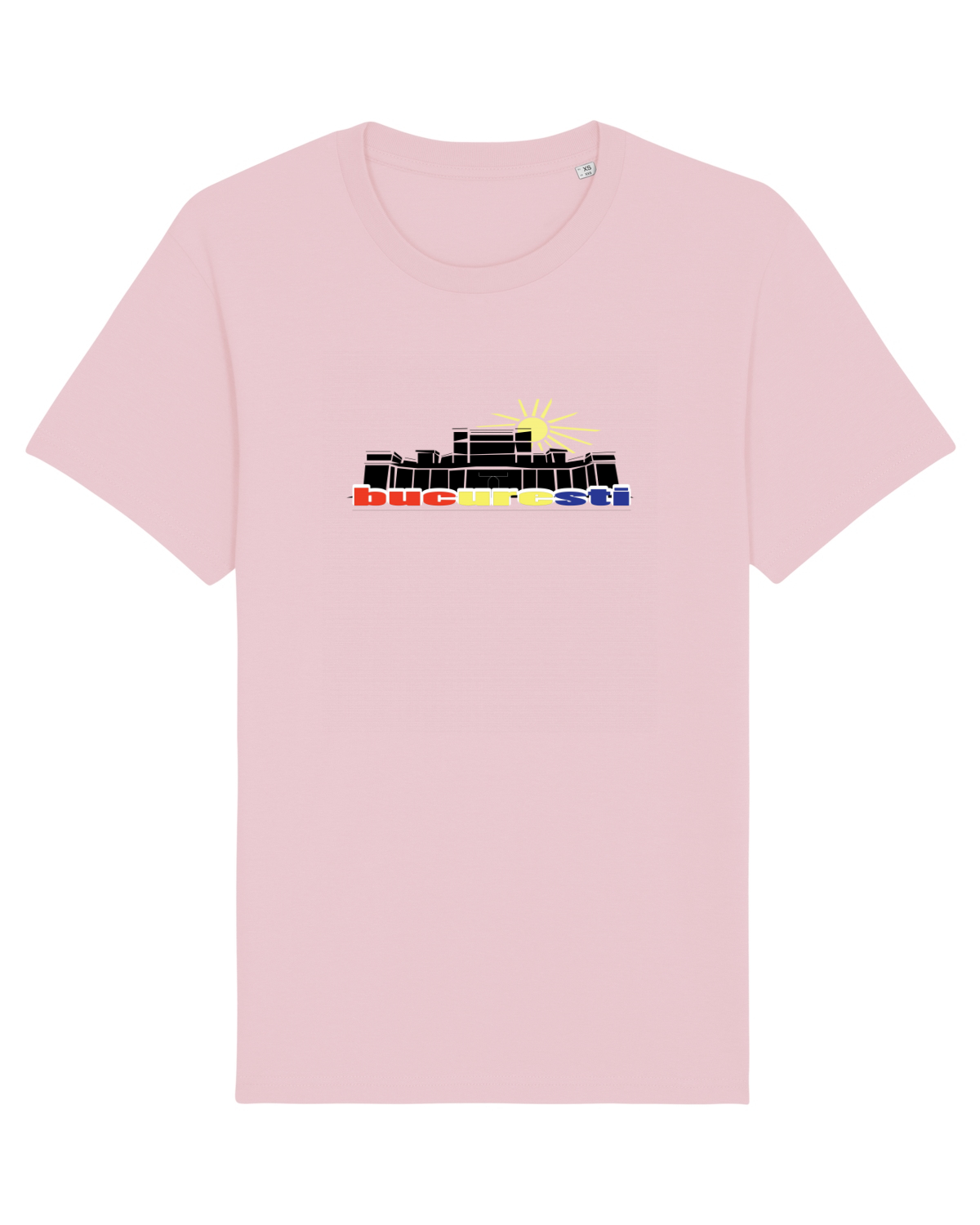 Tricou mânecă scurtă Unisex Rocker Cotton Pink