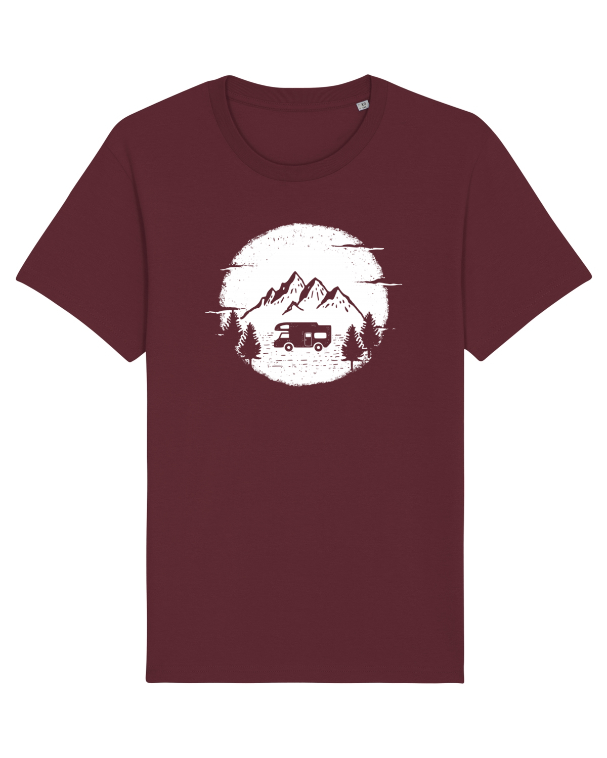 Tricou mânecă scurtă Unisex Rocker Burgundy