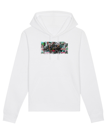 abstract painting White
