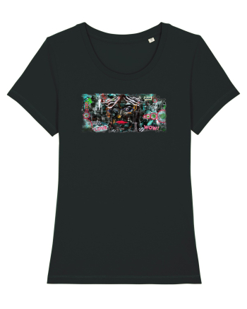 abstract painting Black