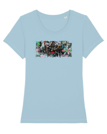 abstract painting Sky Blue
