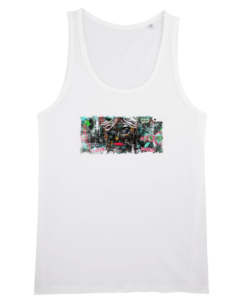 abstract painting White