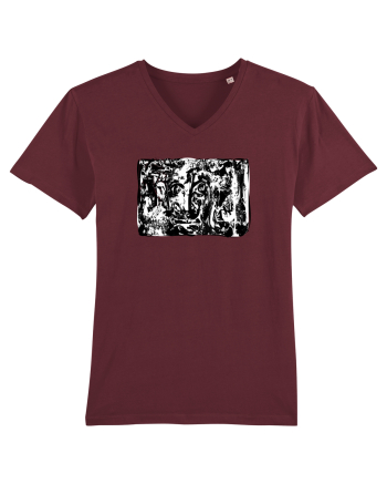 un  fel de salvador dali Burgundy