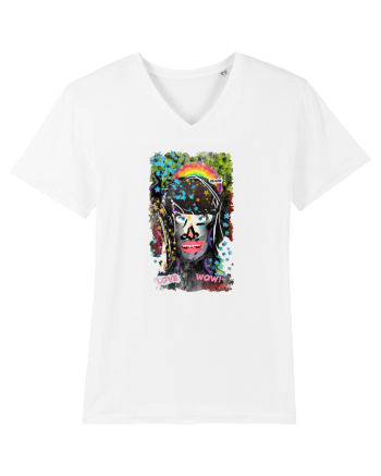 abstract love White
