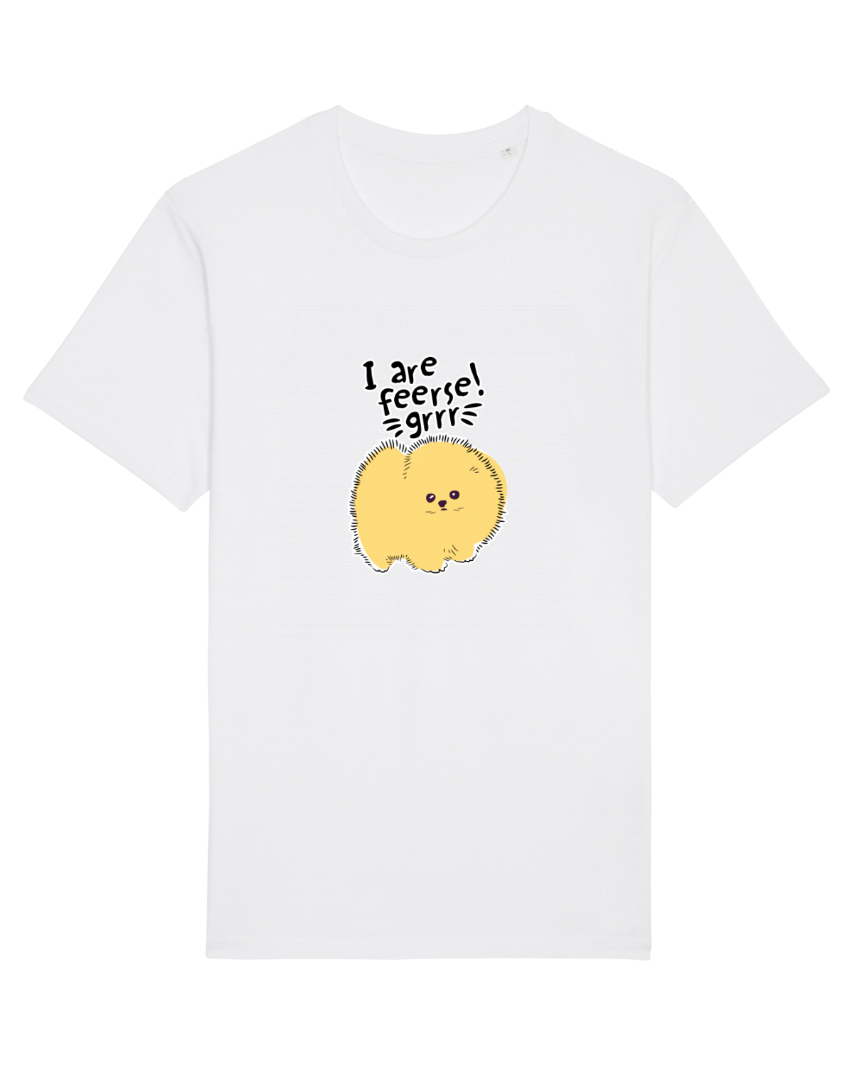 Tricou mânecă scurtă Unisex Rocker White